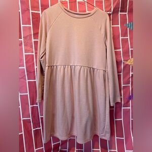 Old Navy Dusty Rose Long Sleeve Dress Size XL 14-16